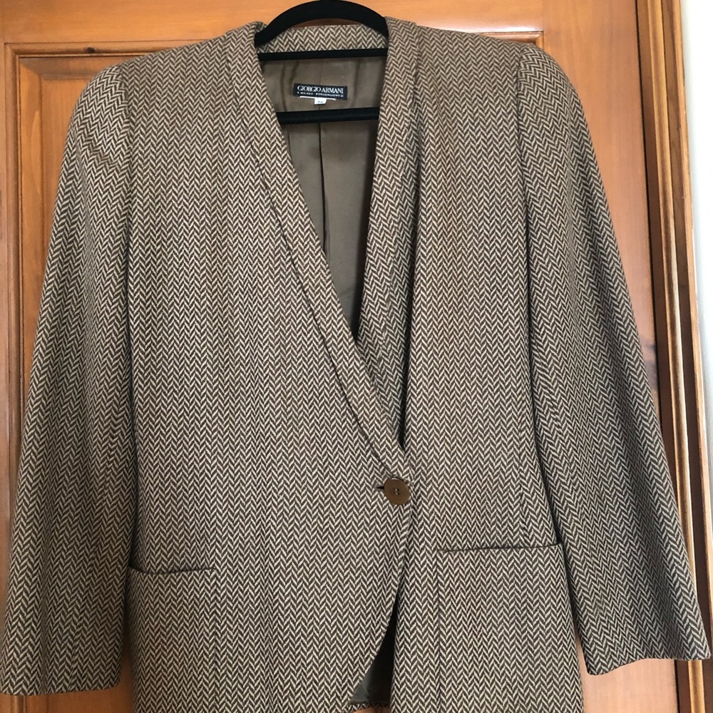 Vintage Armani blazer with shoulder pads
